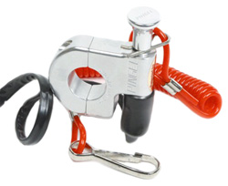 Two-Piece Handlebar Mount Safety Kill Switch, 7/8" (Normally Closed Circuit)